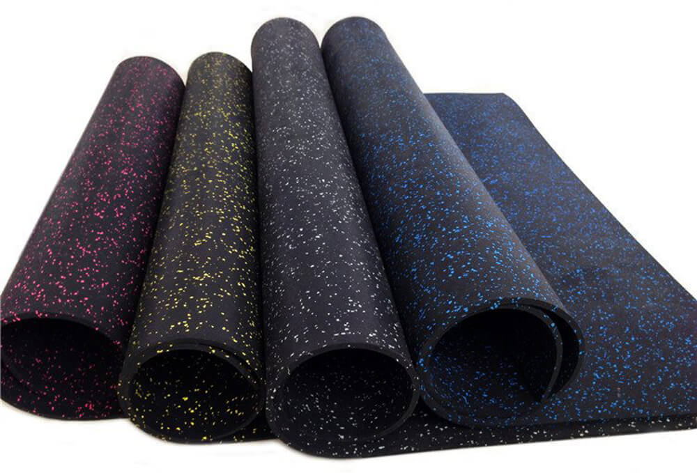 China Manufacturer Composite Rubber Flooring Rubber Tile Rubber Mat
