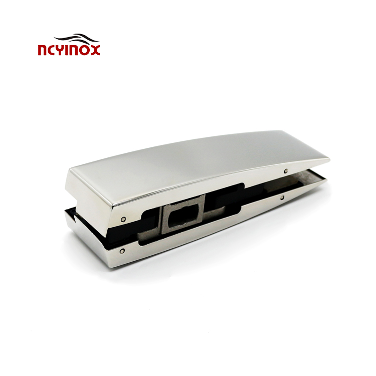 Glass Door High Level Wall to Glass Clamp Patch Fittinggood Quality 10-12mm Stainless Steel Cover Hardware