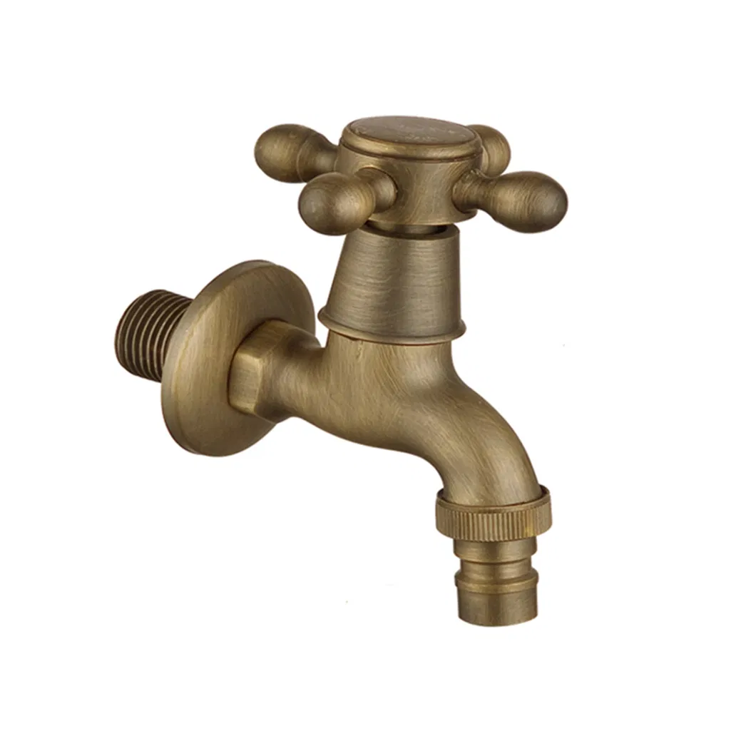 Classic Brass Bibcock Tap for Elegant Bathroom Basin Experience
