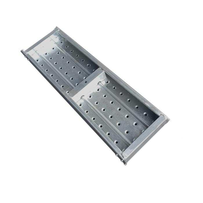Pre-Galvanized Step Steel Staircase Scaffold Plank in Layher Style for Construction