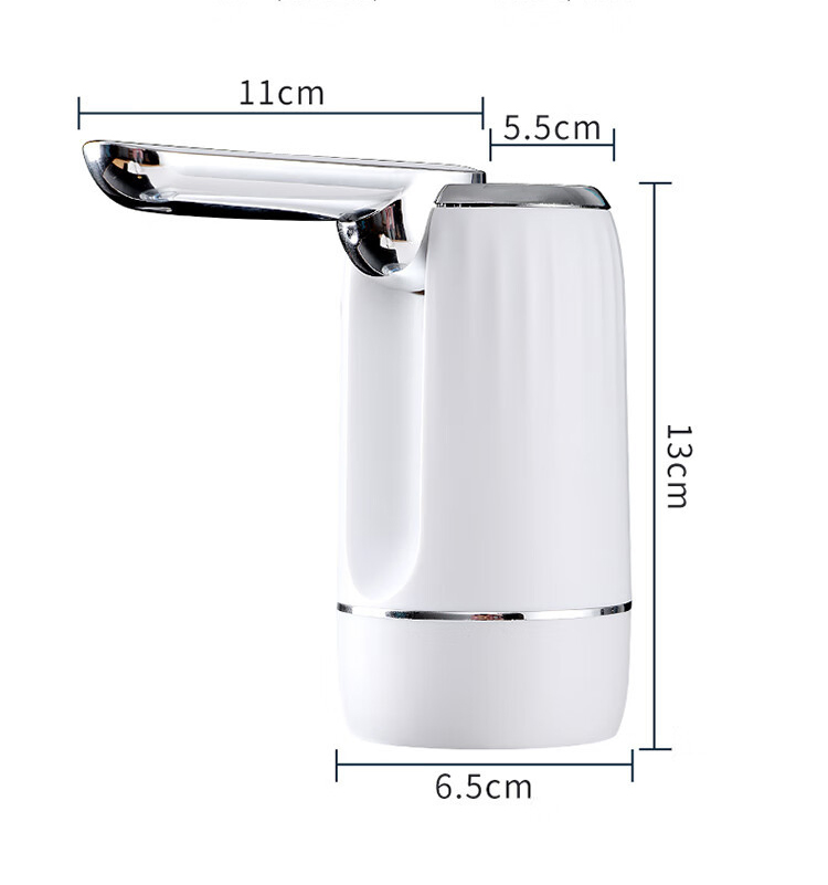 Portable Multiple Repurchase Home Outdoor Camping Foldable Type-C USB Rechargeable Mini Electric Water Dispenser Pump for 2-5 Gallon Water Bottles