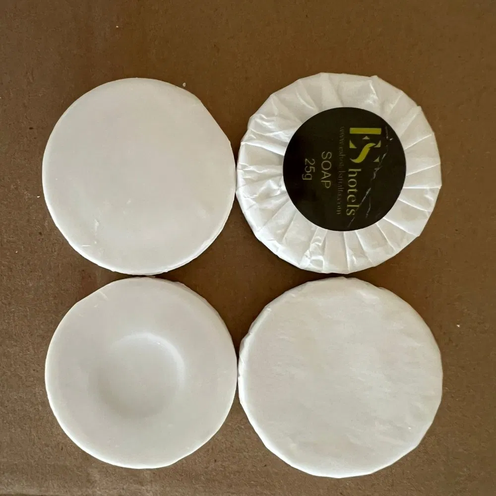 Hotel Soap in Pleated Tissue Wrapper with Hotel Amenities for Guest Room