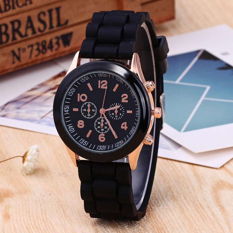 Foreign Trade Cross Border Geneva Women's Fashionable Student Silicone Watches