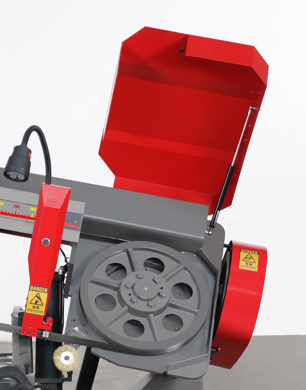 Ленточная пила по металлу горизонтальная 60 см ножничная