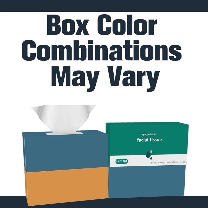 100% Wood Pulp Facial Tissues, Skin-Safe