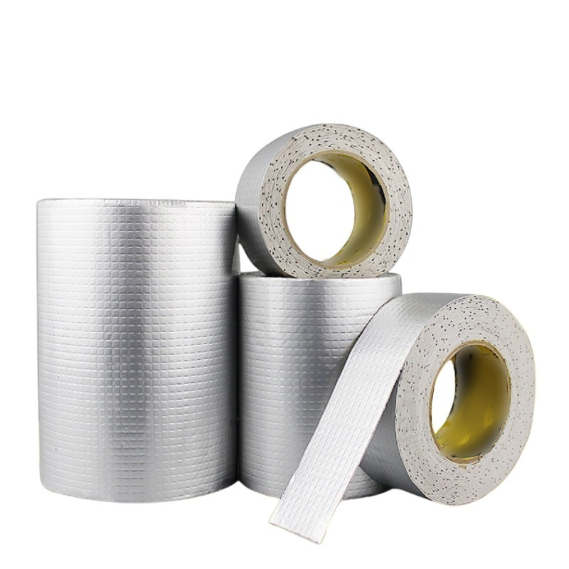 Butyl Rubber Leak Repair Tape Roof Deck Joist Waterproof Insulation Sealing Caulk Glue Strip Aluminum Foil Butyl Tape