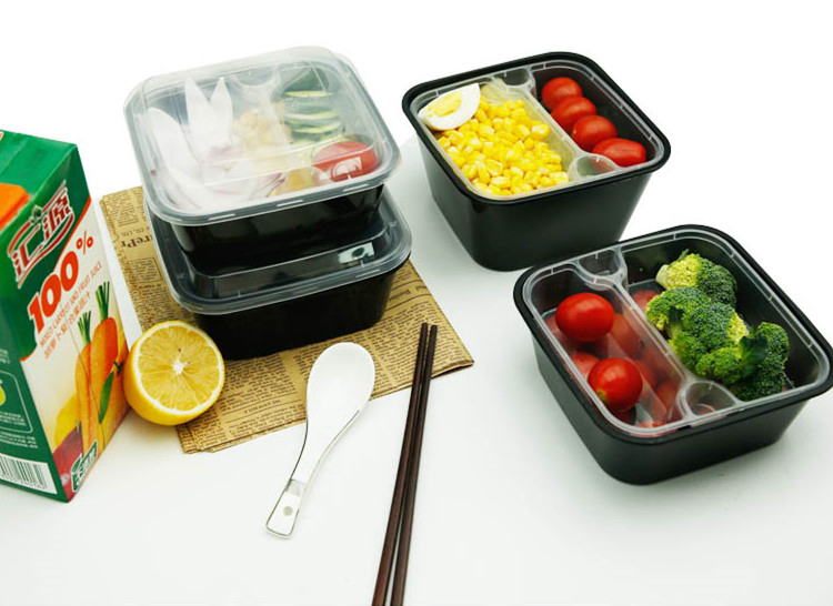 Square Shape Double Fresh Keeping Food Box