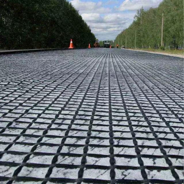Basalt Geogrid 50kN 80kN 100kN Geogrids Made with Basalt Fibers