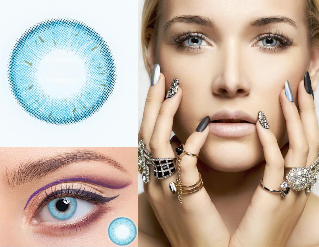 Yearly Use Natural 14.20mm Color Contact Lens for Eyes Women Men Cosmetic Makeup From Factory / Can OEM