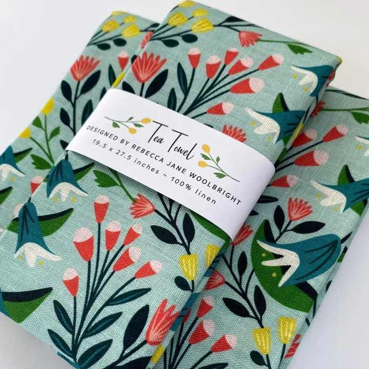 Towels Kitchen Linen Customize Print Screen Printing Quality French Wholesale Cotton Tea Towel