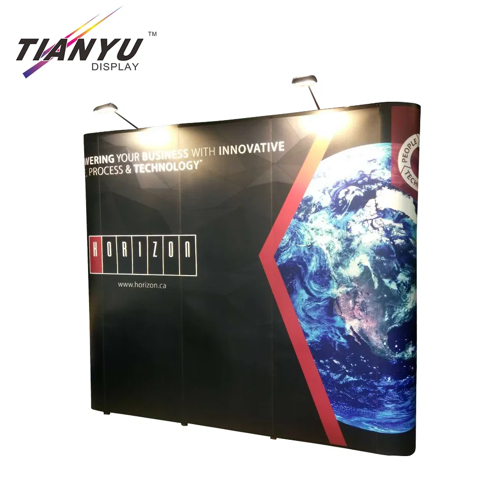 Portable 10X10 Exhibition Booth with Customizable Display Features