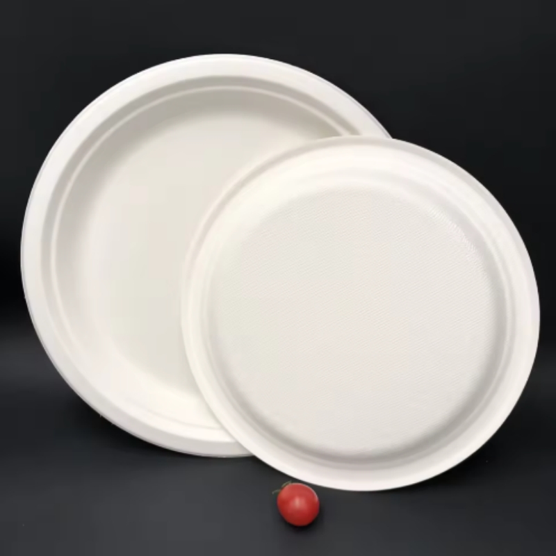 Degradable Moisture-Pressed Pulp Disposable Salad Plate