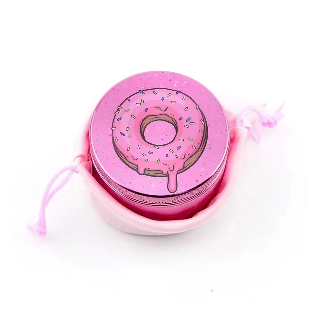 Двухцветный гриндер с логотипом для табака и специй