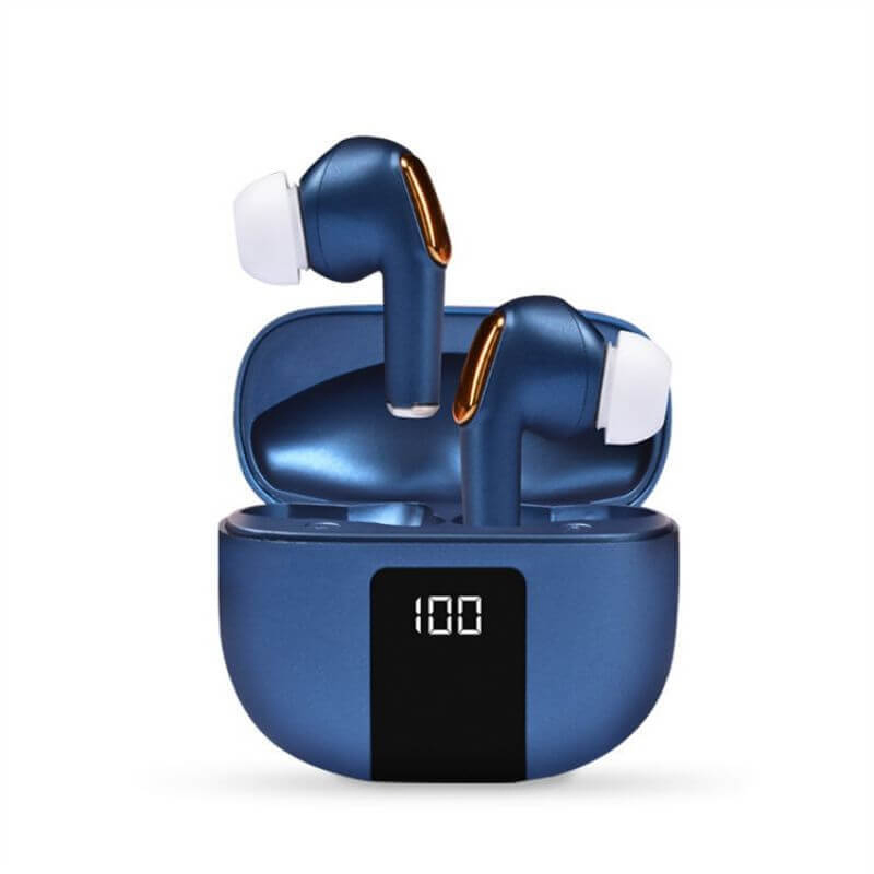 Noise Cancelling Bluetooth Tws Wireless Earbuds for iPhone, Touch Display Promotion Gift