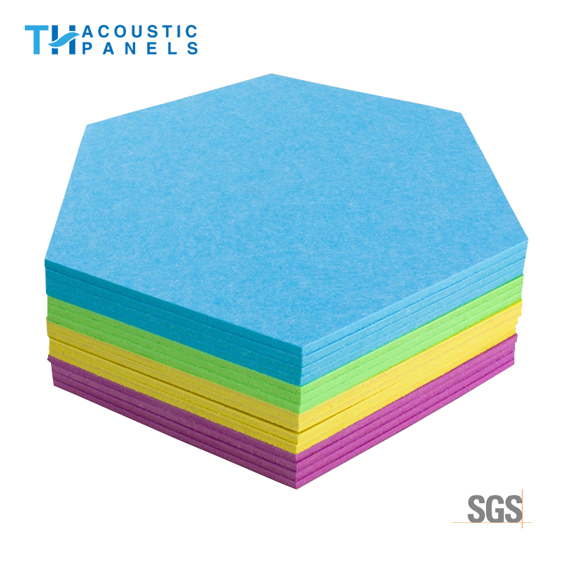 9mm Environmental Friendly Polyester Fiber Decorative Acoustic Panel for Cinema