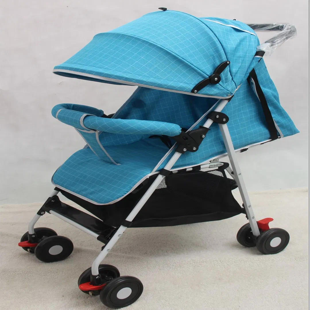 Cheap Price Steel Frame Material and Polyester Baby Buggy for Baby Stroller Factory BS-26