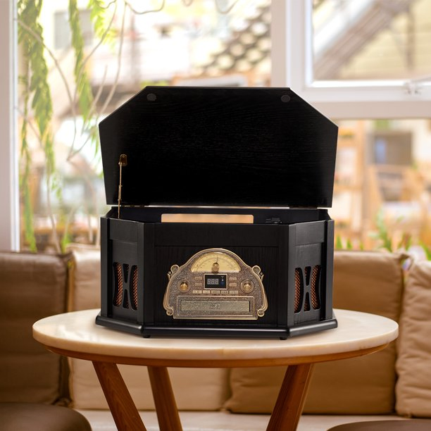 Hot Selling 10-in-1 Mutifunctional Record Player Retro Turntable Vinyl Phonogram