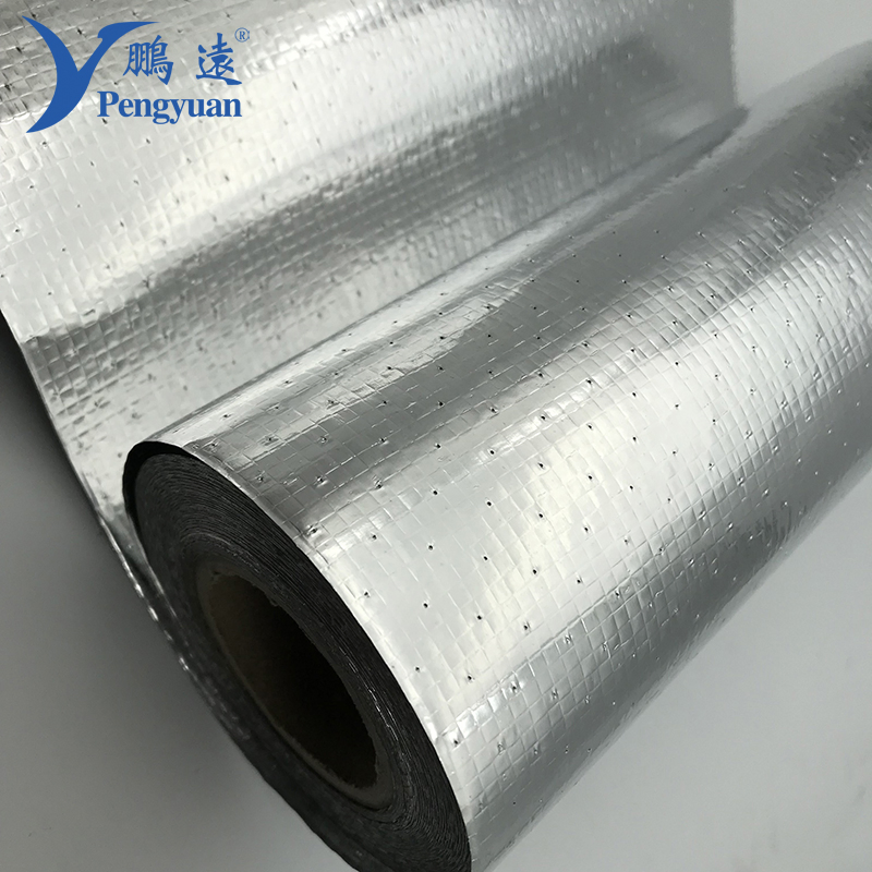 Roof Sarking New Building Insulation Fireproof Material Aluminium Foil Woven Fabric for Construction Material