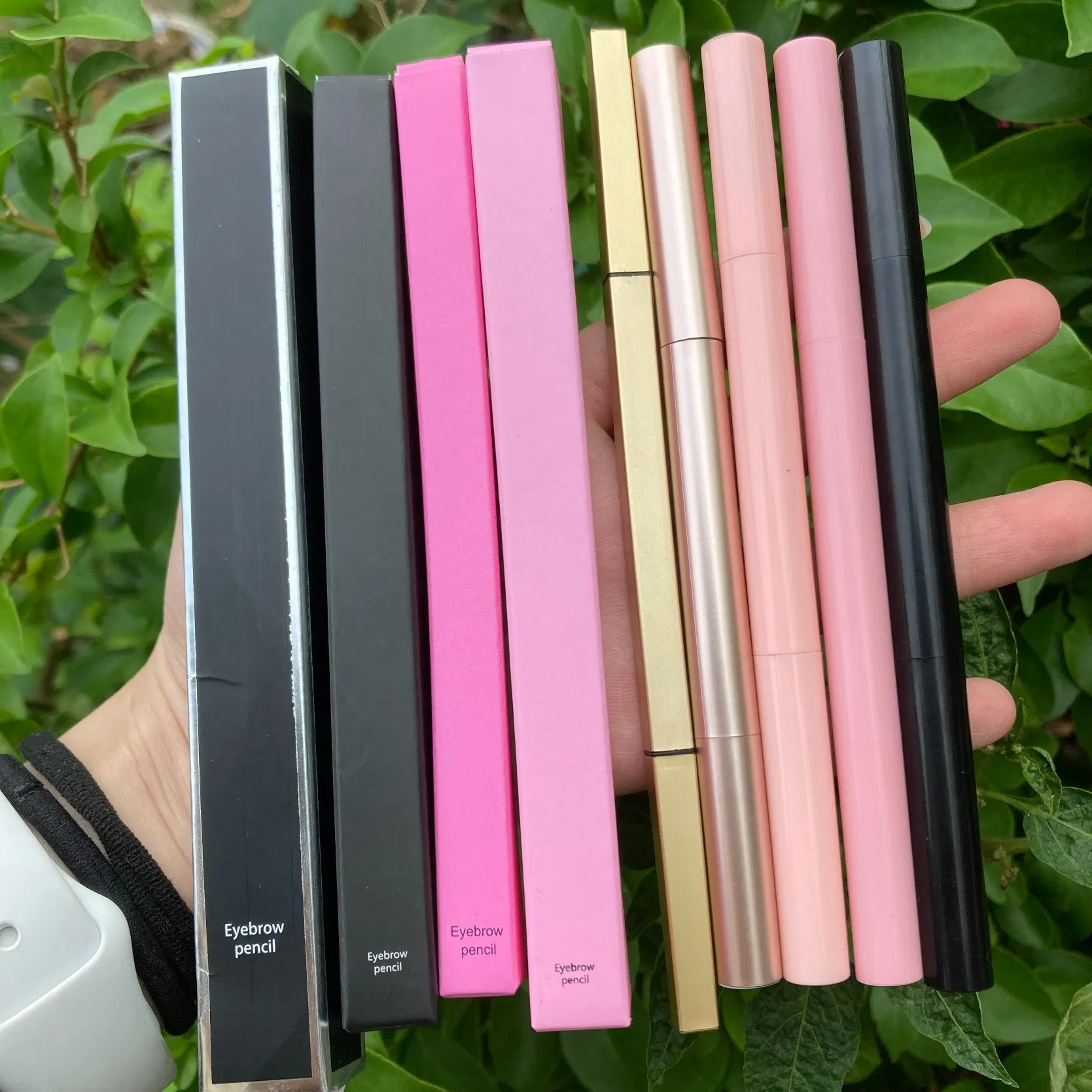 Double-Head Natural Brown Eyebrow Pencil Private Label Waterproof Eyeborw Pencil