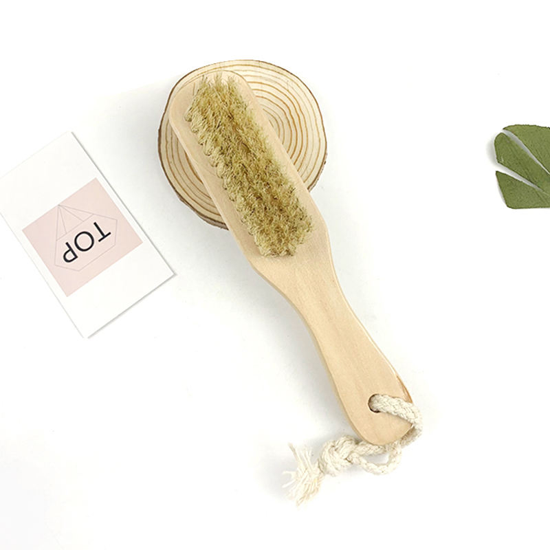 Bath Body Brush Long Handle Bath Back SPA OEM Natural Bamboo with Boar Bristle Hair Bath Brush