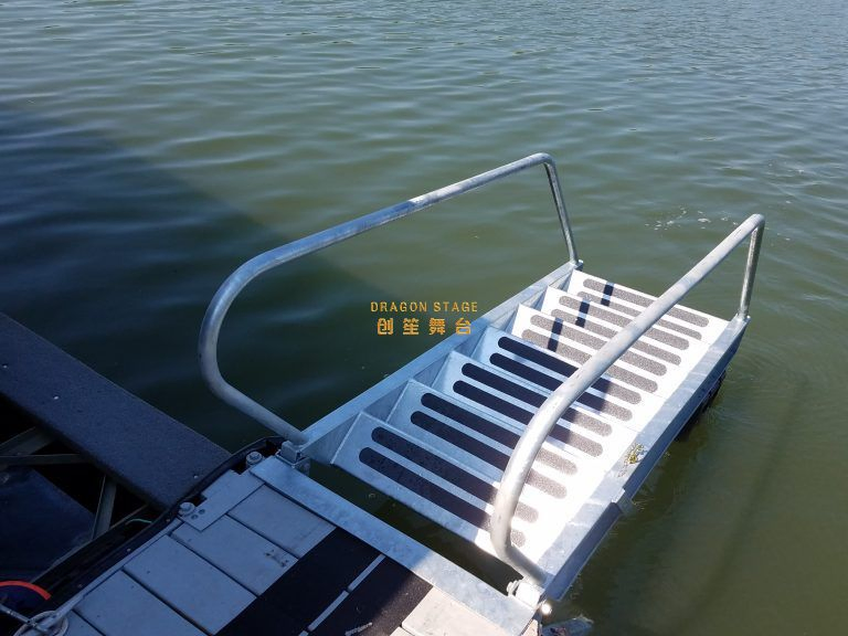 Boat Swim Ladder Aluminum Pool Ladder 3 Steps Marine Boat Ladders Attic Boat Ladder