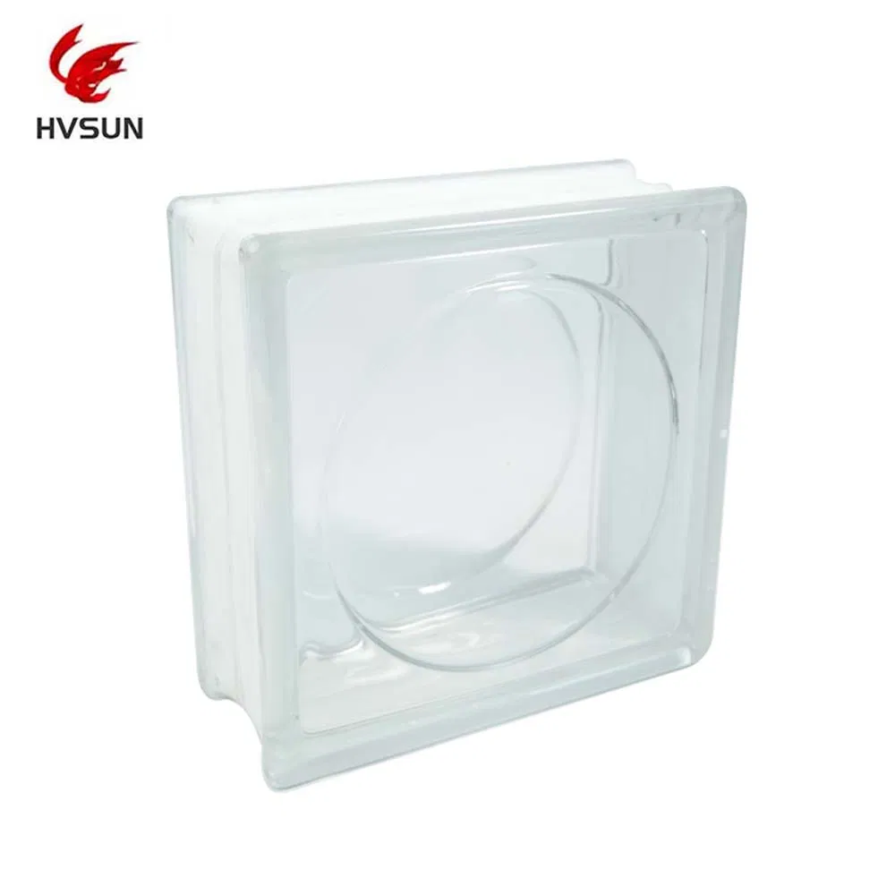 High Quality Inner Color Hollow Glass Brick for Decoration