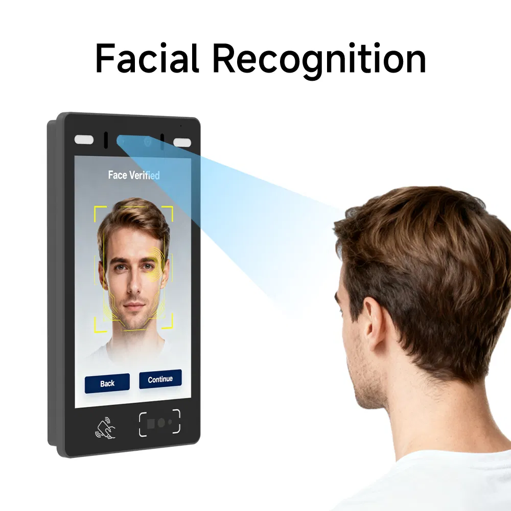 Suntek Privacy Protection Wall-Mounted Face Recognition Terminal High Resolution Access Control for Gym Club Warehouse Laboratory