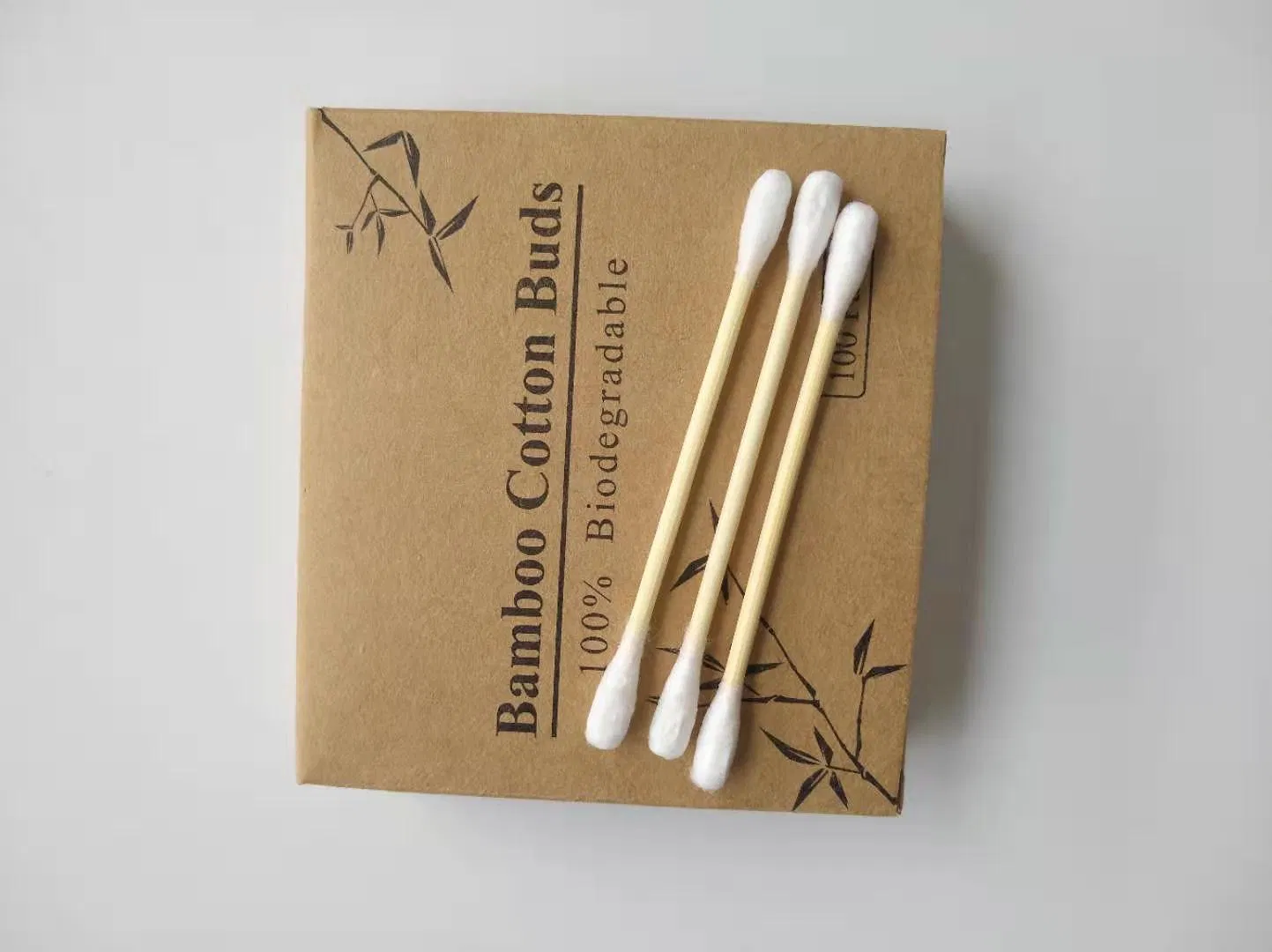 Eco-Friendly Bamboo Cotton Buds Natural