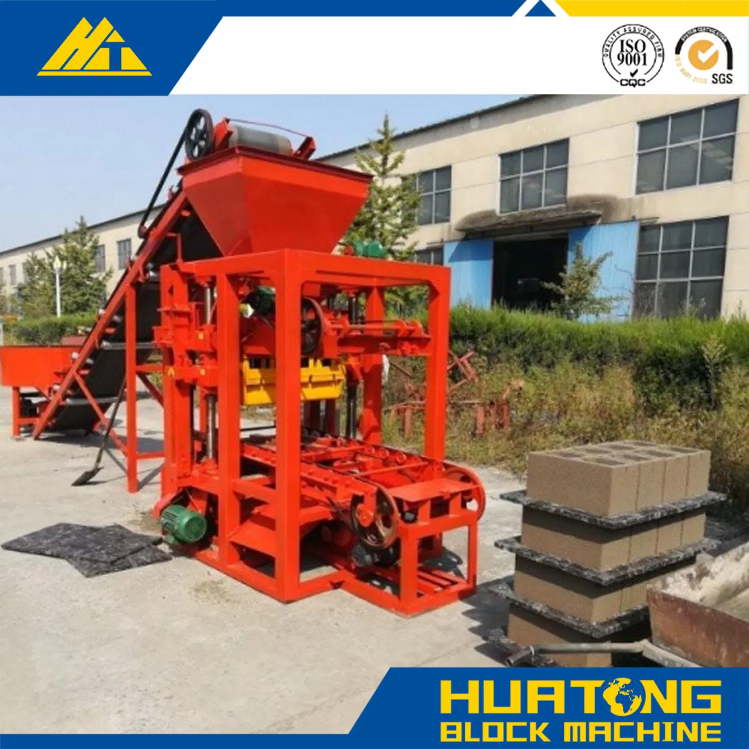 Qtj4 - 25 Automatic Concrete Block Forming Brick Making Machine