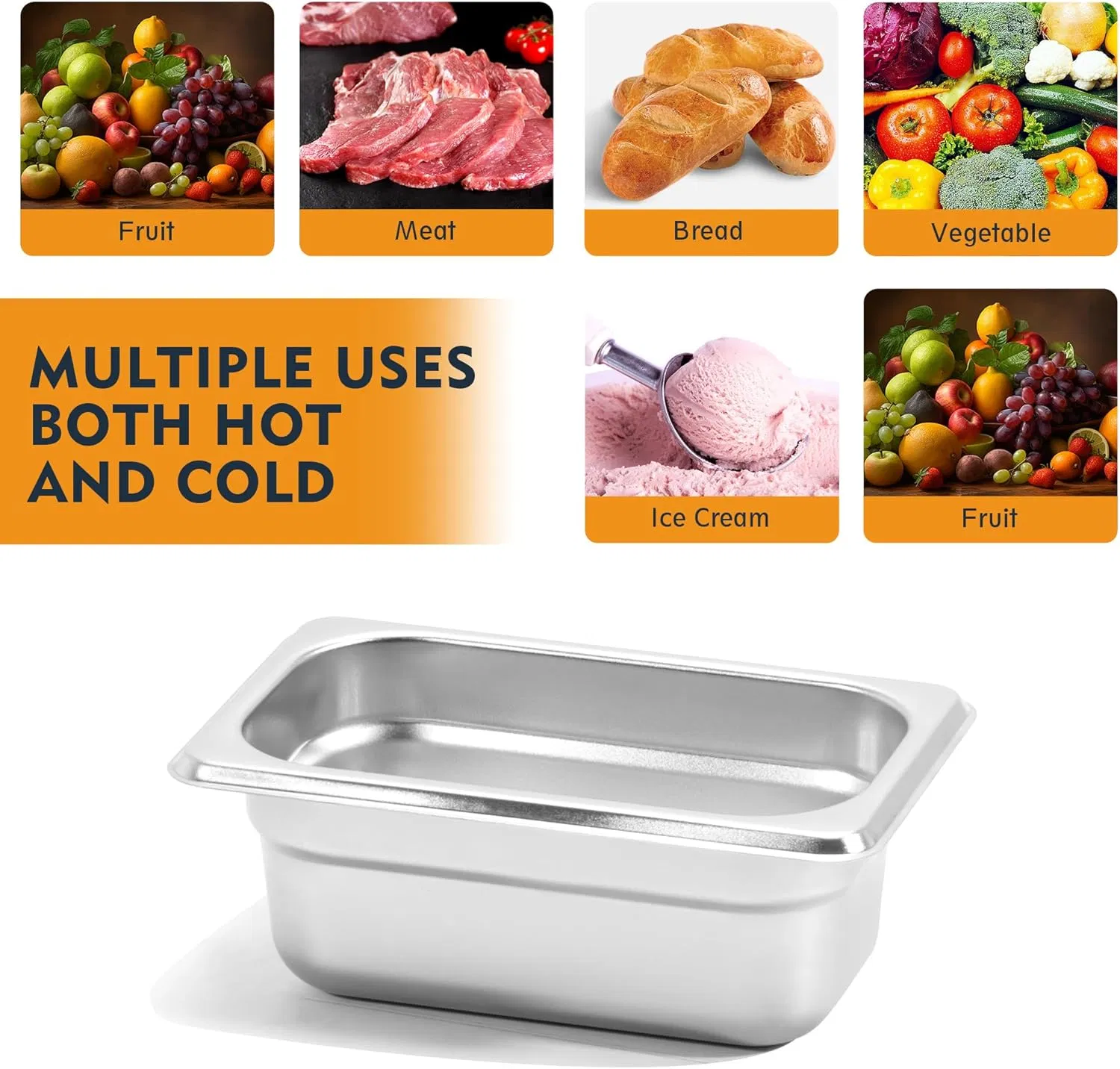 Factory Low Price Double-Sided Electrolysis Process Food Tray for Restaurants