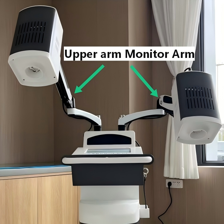 Кронштейн для монитора 17-32 дюйма, газопружинный, белый
