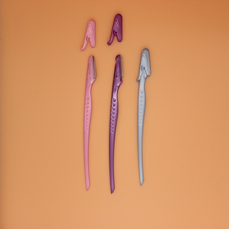 Eyebrow Shaving Knife Folding Eyebrow Trimming Knife Set Safety Protection