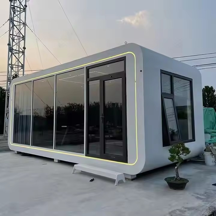 20FT Outdoor Modern Popular Prefab Tiny House Mobile Working House Office Apple Cabin