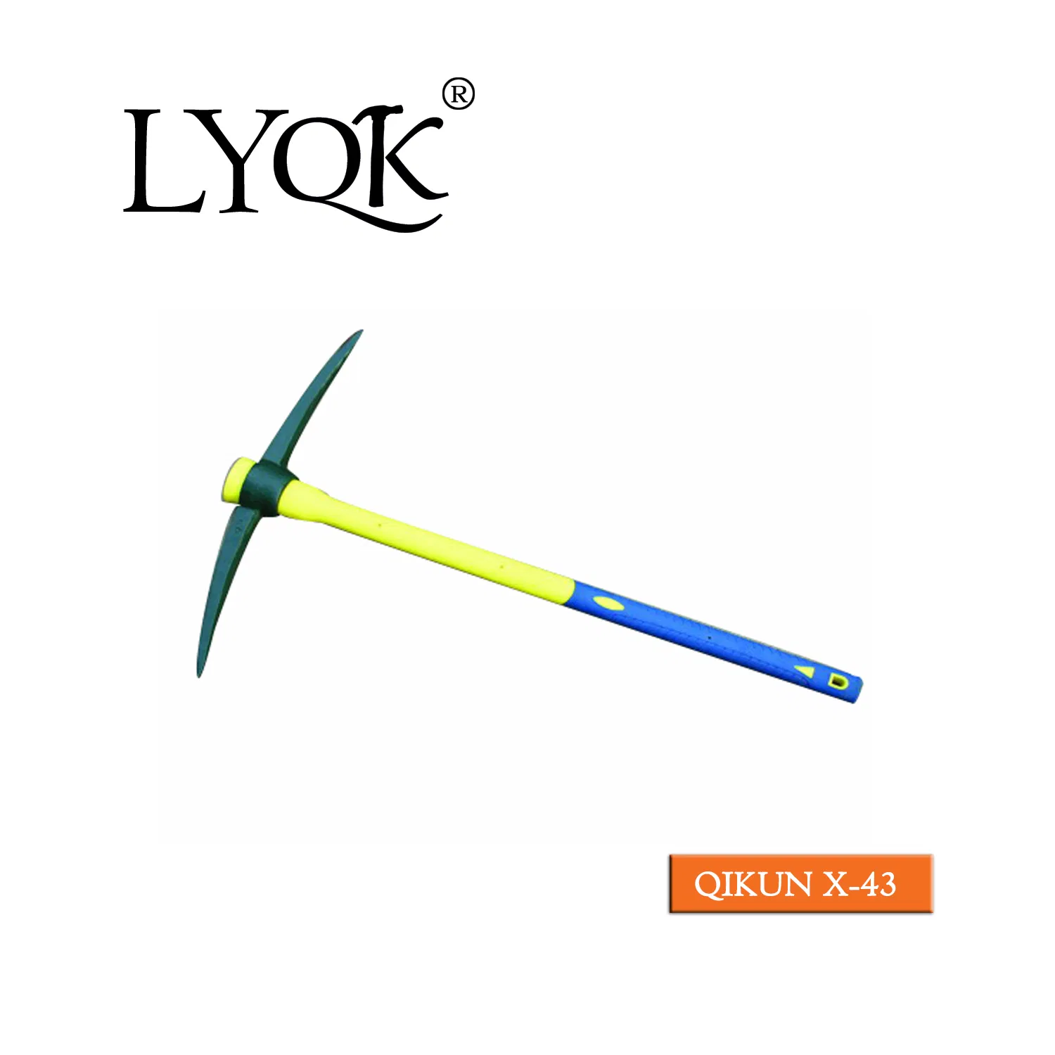 X-38 High Quality Rail Steel 65mn Agriculture Farm Garden Hardware Hand Tools Pick Head Mattock Pickaxe