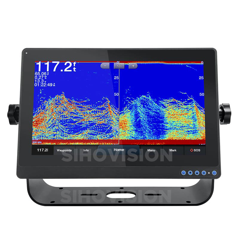 15.6" 18.5" 21.5" 23.8" Inch 1500nits Outdoor Sea Monitor Waterproof IP67 Touch Screen Display Marine Monitor for Garmin Gpsmap, Humminbird and Lowrance