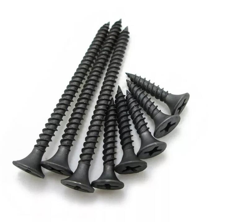 13mm 25mm 40mm 48mm High Quality Black Phosphate Drywall Screws