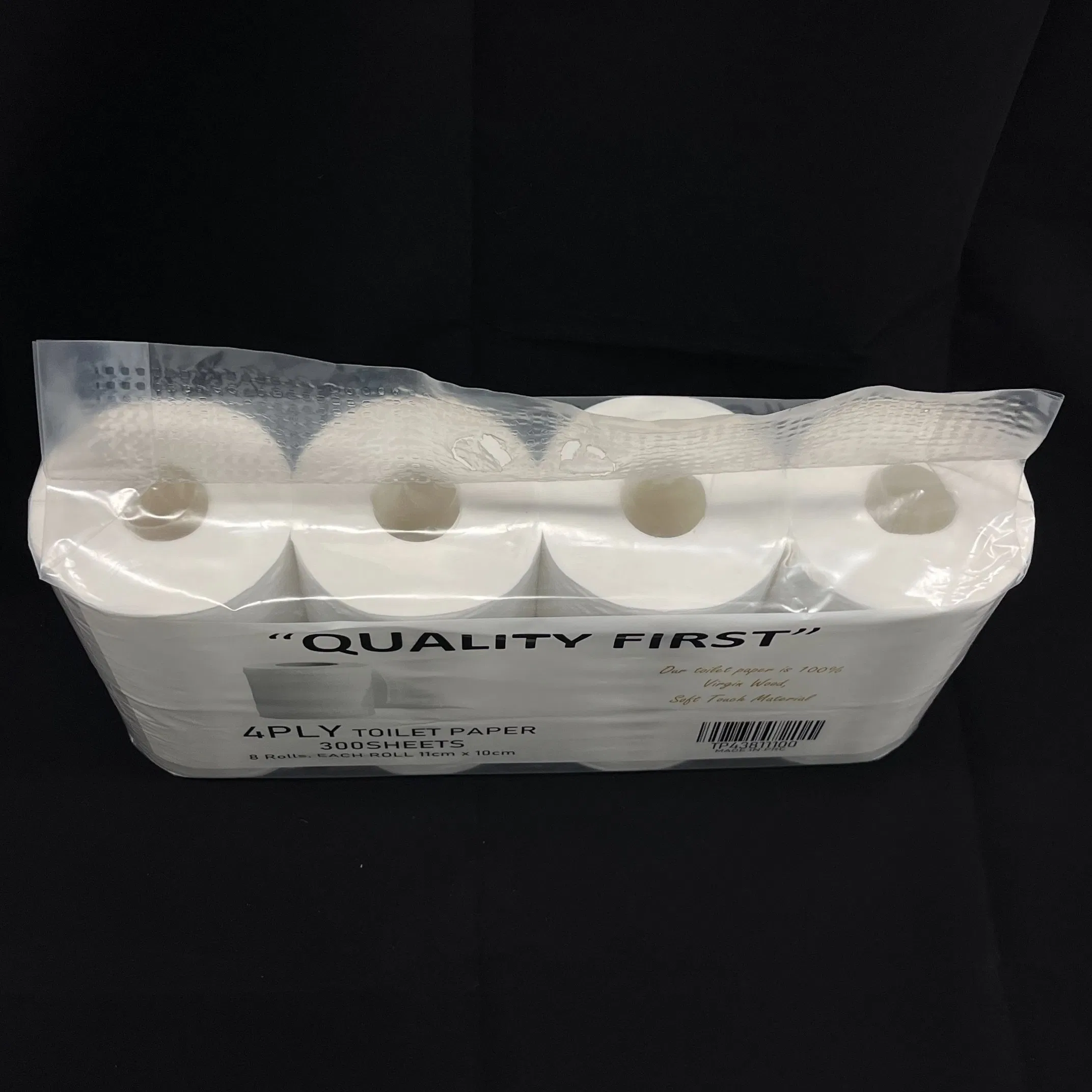 Wholesale Cheap Recycled A Grade Toilet Paper Factory Price 2/3/4ply 10*11cm Toilet Paper Roll Manufact
