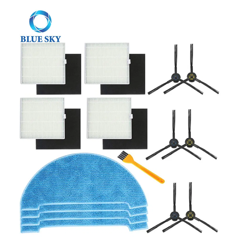 Replacement Parts for Ilife V8s V80 Max Robot Vacuum Cleaners H12 Filter Carbon Filter Side Brush Mop Cloth