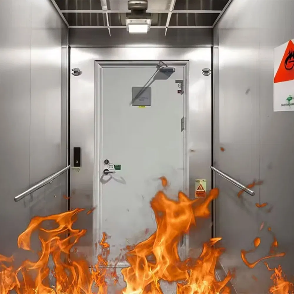 UL Certificated 1 & 2 Hour Steel Fire Rated Door for Emergency Exit