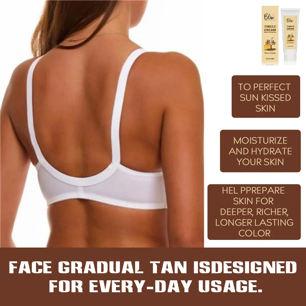 Beauty Cosmetics Skin Care Bronzer Deep Dark Skin Tingle Cream Tanning Cream