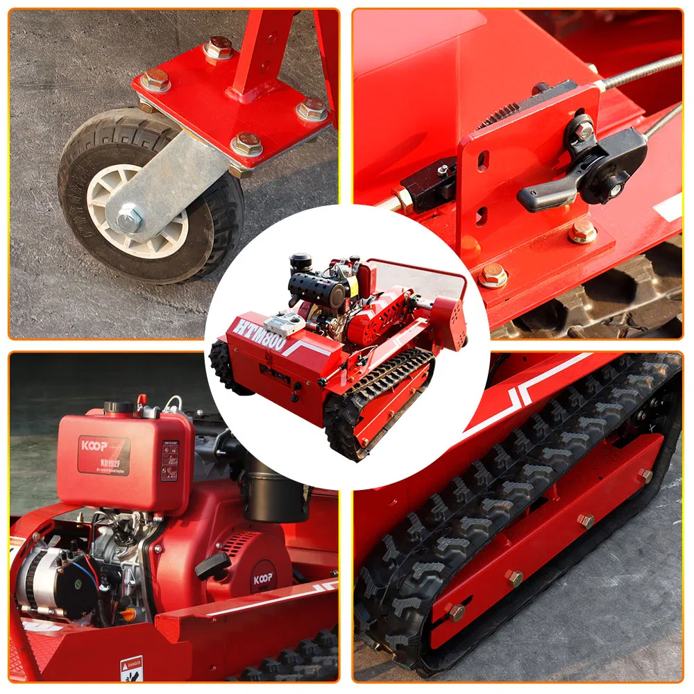 Гусеничная газонокосилка HIGHTOP 800мм с ДУ