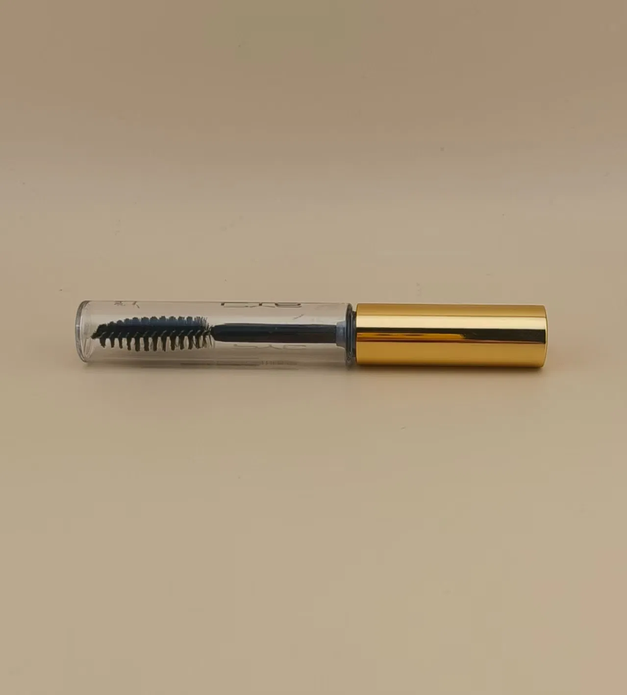 Bottled Eye Lash Brush with Golden Screw Lid for Women