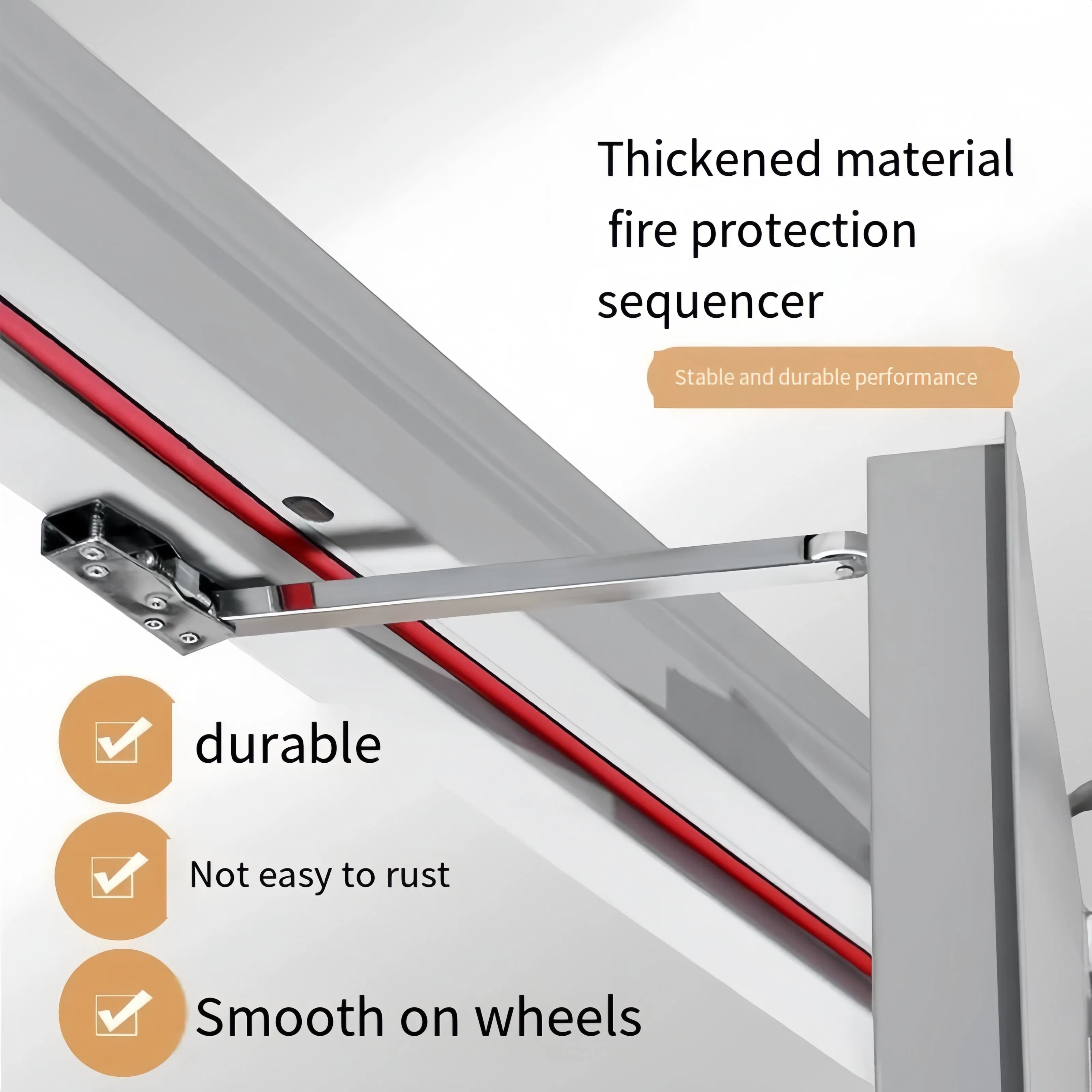Heavy-Duty Steel Fire Door - Security Metal Door with Safety Certifications