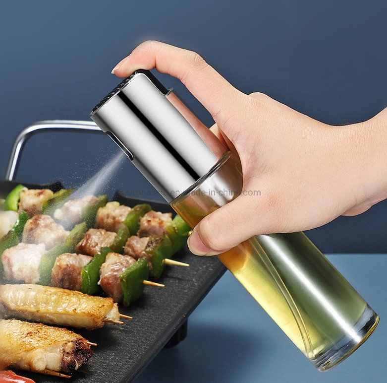 Glass Spray Oil Bottle Condiment Watering Can
