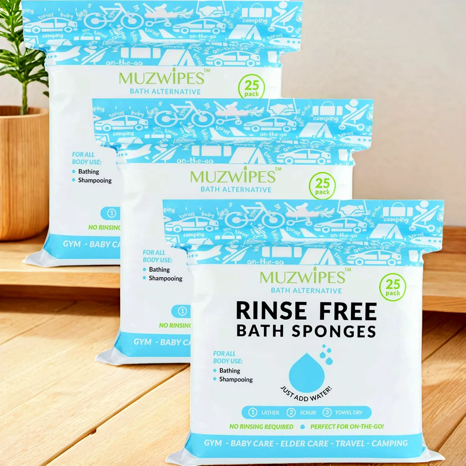 Wholesale No Rinse Thick Clean Shower Wipes Adult Disposable Bath Towels Suitable for Bathing, Camping, Elderly Incontinence