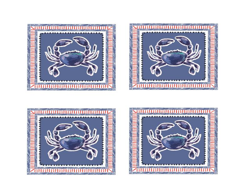 Custom Printed Placemat Used for Table