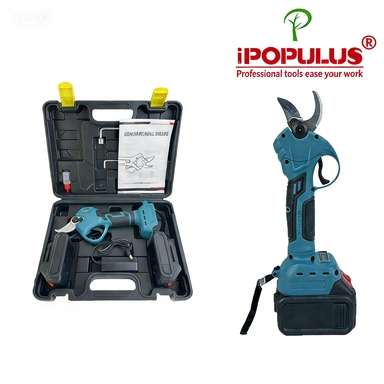 Аккумуляторный набор для обрезки веток с цепной пилой и секатором