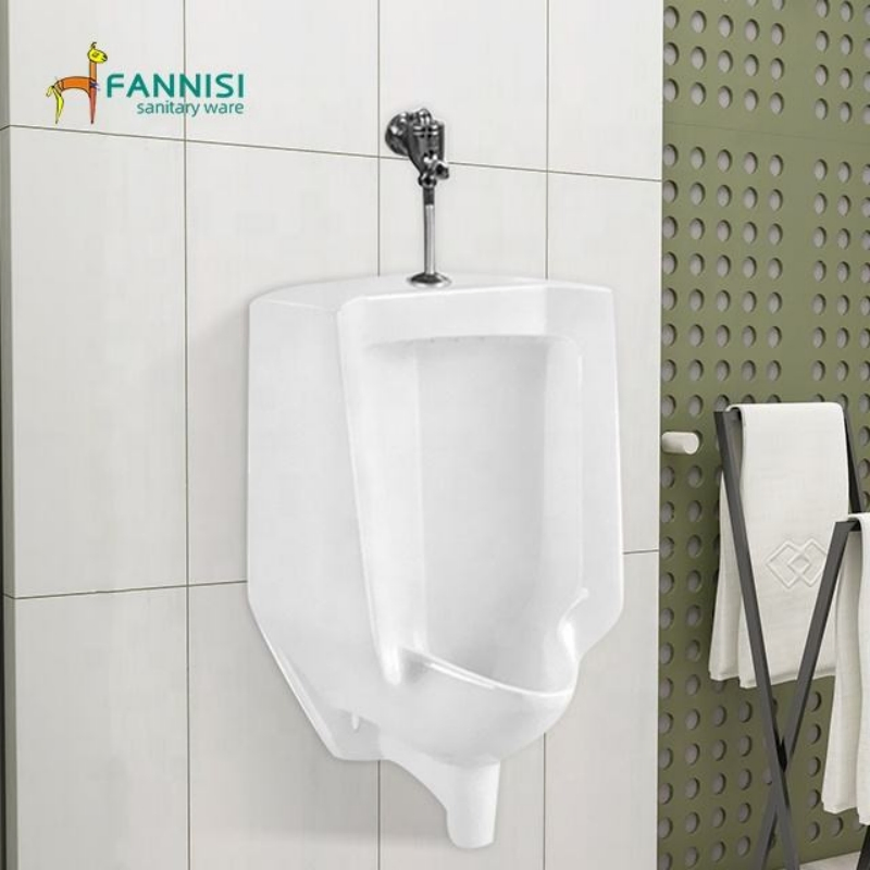 Wholesale Ceramic Sanitary Ware Bathroom Toilet Wall Hung Urinal for Men
