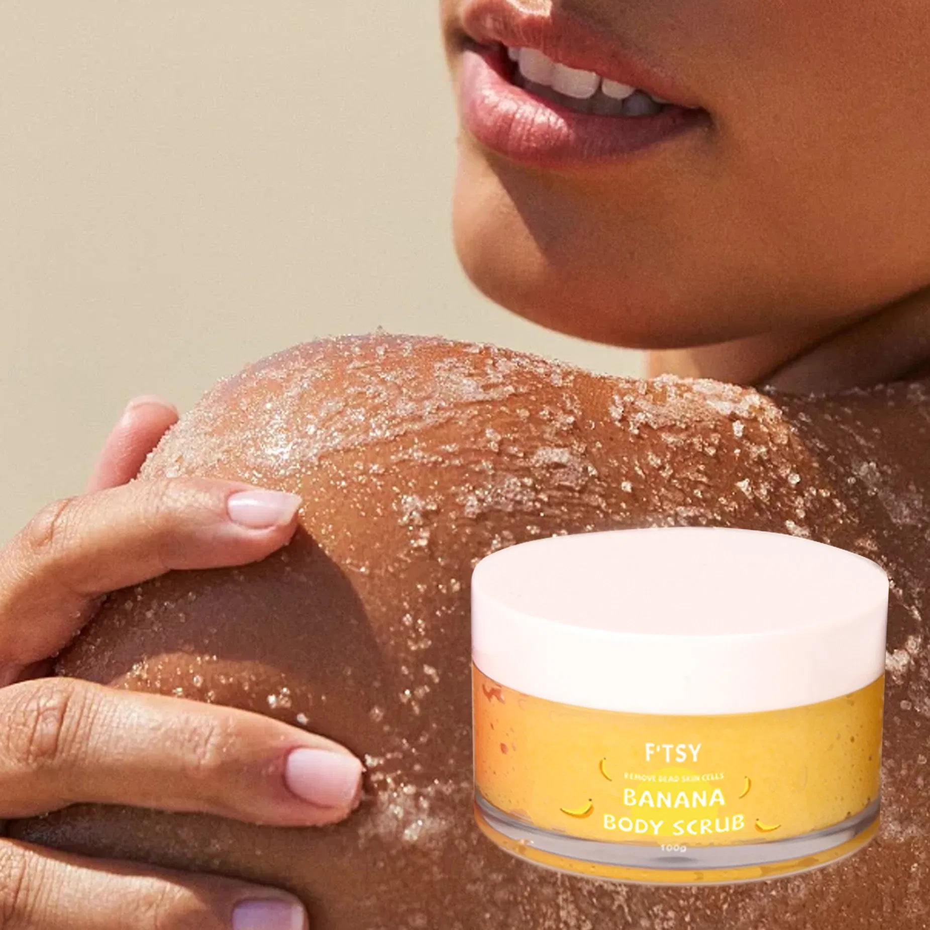 Private Label Skin Care Natural Brightening Moisture Strawberry Body Scrub