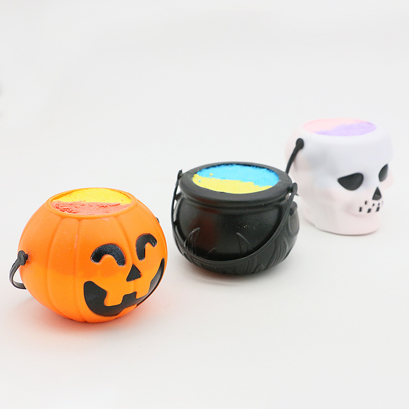 Halloween SPA Skull Bath Bombs Handmade Witch Bucket Bath Bomb for Kids